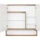 Комплект мебели белый глянец/дуб рустикальный 90 см Акватон Сканди 1A251901SDZ90 + 1WH501629 + 1A252302SDZ90