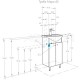 Комплект мебели белый глянец 45 см Акватон Мира 1A104401MR010 + 1.WH11.2.449 + 1A019802MR010