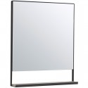 Зеркало 65x78,4 см дуб орегон/черный Акватон Лофт Урбан 1A254102LQX50