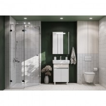 Комплект мебели белый глянец/ясень фабрик 60 см Акватон Верди 1A207701VDAV0 + 1WH302186 + 1A206902VDAV0