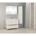 Комплект мебели белый глянец 100 см Акватон Мадрид 1A128001MA010 + 1A70473KPR010 + 1A111602MA010