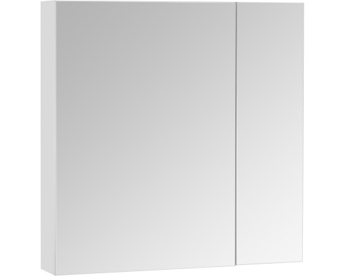 Зеркальный шкаф 70x70 см белый глянец Акватон Асти 1A263402AX010