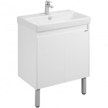 Тумба белый глянец/белый матовый 63 см Акватон Сканди Doors 1A278901SD010