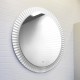 Зеркало Comforty Мадрид-90 LED-подсветка, бесконтактный сенсор, антизапотевание, белый глянец