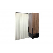 COMFORTY. Зеркало-шкаф "Штутгарт-75" дуб тёмно-коричневый