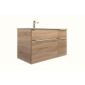 Тумба-умывальник Comforty Варна-90 дуб сонома с раковиной Comforty 9090EL Тумба-умывальник Comforty Варна-90 дуб сонома с раковиной Comforty 9090EL