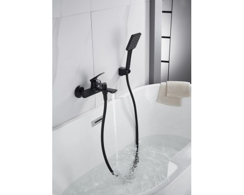 Смеситель для ванны Knotlor KN-71/BL, черный