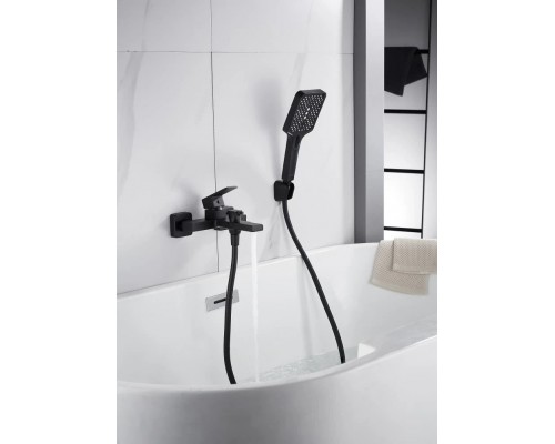 Смеситель для ванны Knotlor KN-22/BL, черный