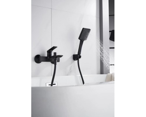 Смеситель для ванны Knotlor KN-71/BL, черный