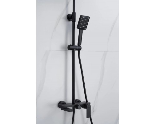 Душевая система Knotlor KN-72/BL, черный