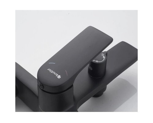 Смеситель для ванны Knotlor KN-71/BL, черный