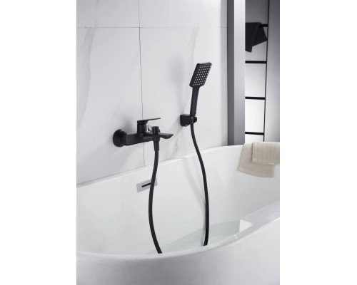 Смеситель для ванны Knotlor KN-71/BL, черный