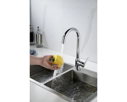 Смеситель для кухни Knotlor KN-51, хром