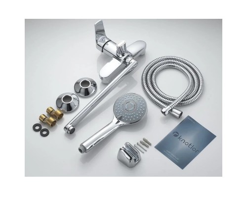 Смеситель для ванны Knotlor KN-13, хром