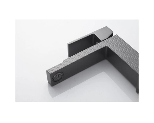 Cмеситель для раковины Knotlor KN-20/GMP, оружейная сталь