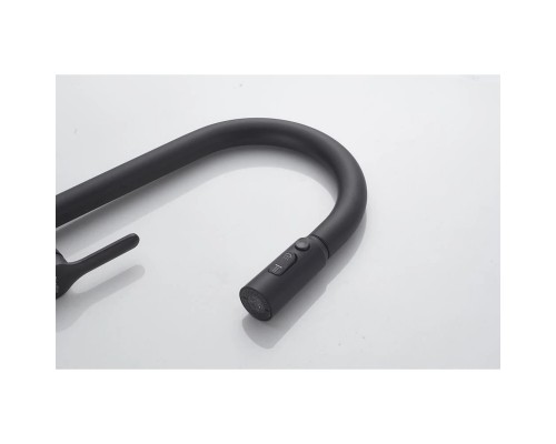 Смеситель для кухни с индикатором температуры Knotlor KN-100/BL, черный