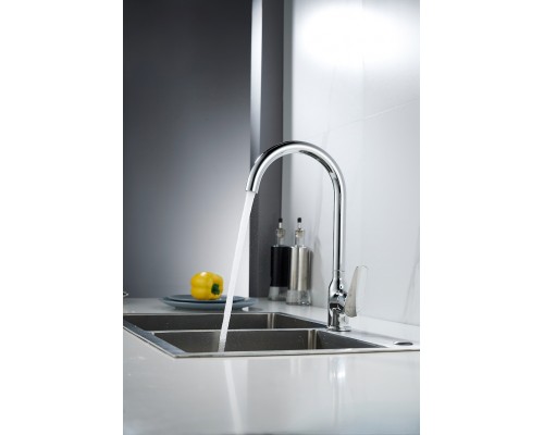 Смеситель для кухни Knotlor KN-51, хром