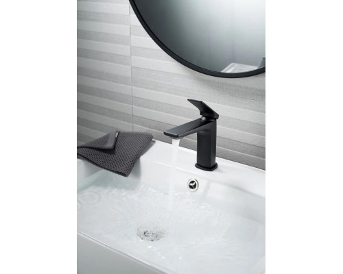 Cмеситель для раковины Knotlor KN-70/BL, черный