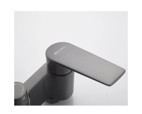 Душевая система Knotlor KN-62/GM, вороненая сталь