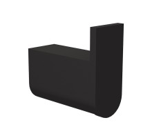 Крючок для ванной комнаты Knotlor RH102BL, черный