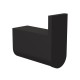 Крючок для ванной комнаты Knotlor RH102BL, черный