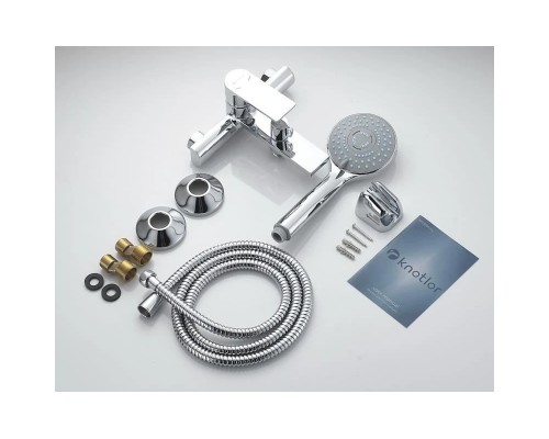 Смеситель для ванны Knotlor KN-32, хром