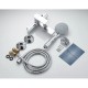 Смеситель для ванны Knotlor KN-32, хром