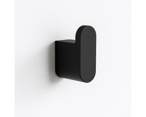 Крючок для ванной комнаты Knotlor RH101BL, черный