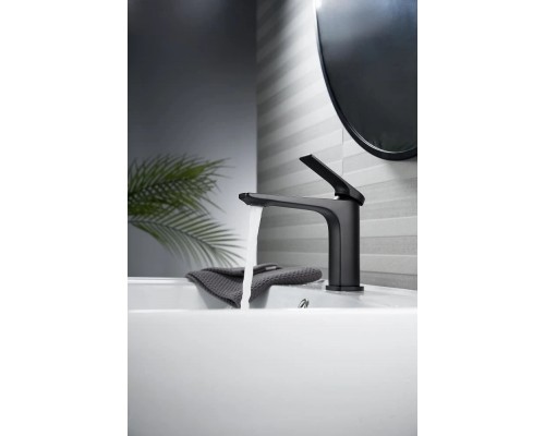 Cмеситель для раковины Knotlor KN-70/BL, черный