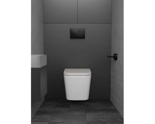 Клавиша смыва Knotlor BIS103BL, черный (серия 2)
