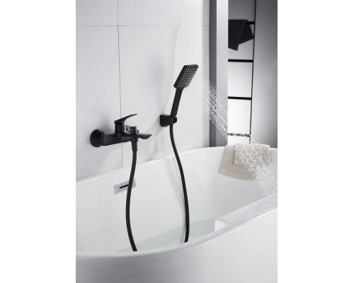 Смеситель для ванны Knotlor KN-71/BL, черный