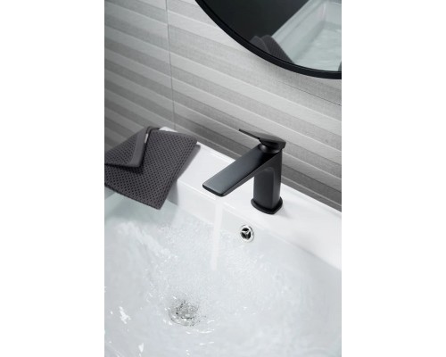 Cмеситель для раковины Knotlor KN-70/BL, черный