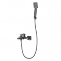 Смеситель для ванны Knotlor KN-22/GM, вороненая сталь