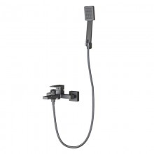 Смеситель для ванны Knotlor KN-22/GM, вороненая сталь
