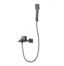 Смеситель для ванны Knotlor KN-22/GM, вороненая сталь