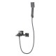 Смеситель для ванны Knotlor KN-22/GM, вороненая сталь