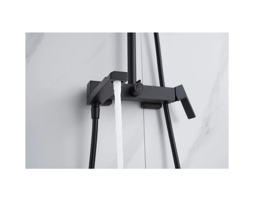 Душевая система Knotlor KN-23/BL, черный
