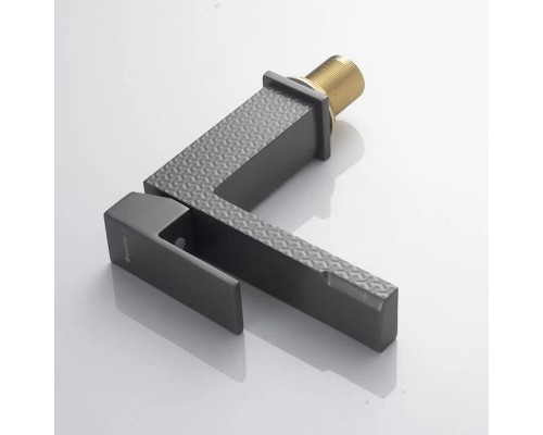 Cмеситель для раковины Knotlor KN-20/GMP, оружейная сталь