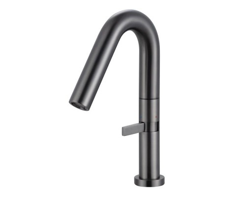 Cмеситель для раковины Knotlor SS-30/GM, оружейная сталь