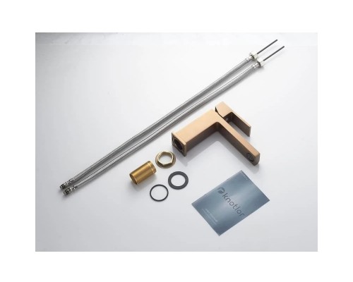 Cмеситель для раковины Knotlor KN-20/RB, бронза