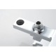 Смеситель для ванны Knotlor KN-22, хром