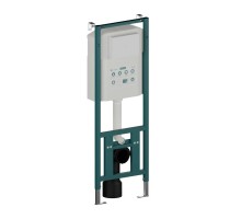 Инсталляция для подвесного унитаза Knotlor ISWC401FG, бирюзовый (серия 2)