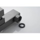 Смеситель для ванны Knotlor KN-22/GM, вороненая сталь