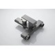 Смеситель для ванны Knotlor KN-22/GM, вороненая сталь
