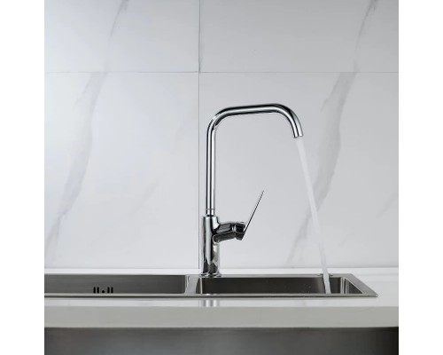 Смеситель для кухни Knotlor KN-61, хром