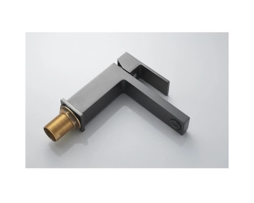 Cмеситель для раковины Knotlor KN-20/GM, оружейная сталь