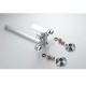 Смеситель для ванны Knotlor KN-33, хром
