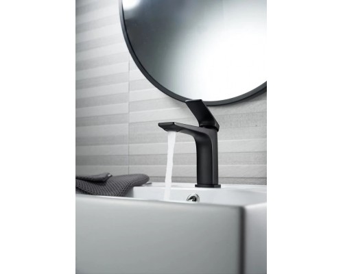 Cмеситель для раковины Knotlor KN-70/BL, черный