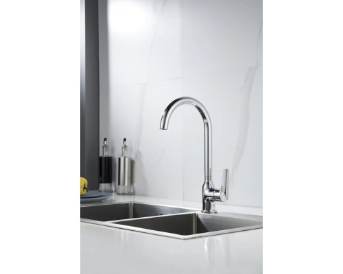 Смеситель для кухни Knotlor KN-51, хром