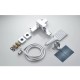 Смеситель для ванны Knotlor KN-22, хром